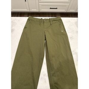Nike Life Unlined Cotton Chino Skate Pants | Green | Size 36